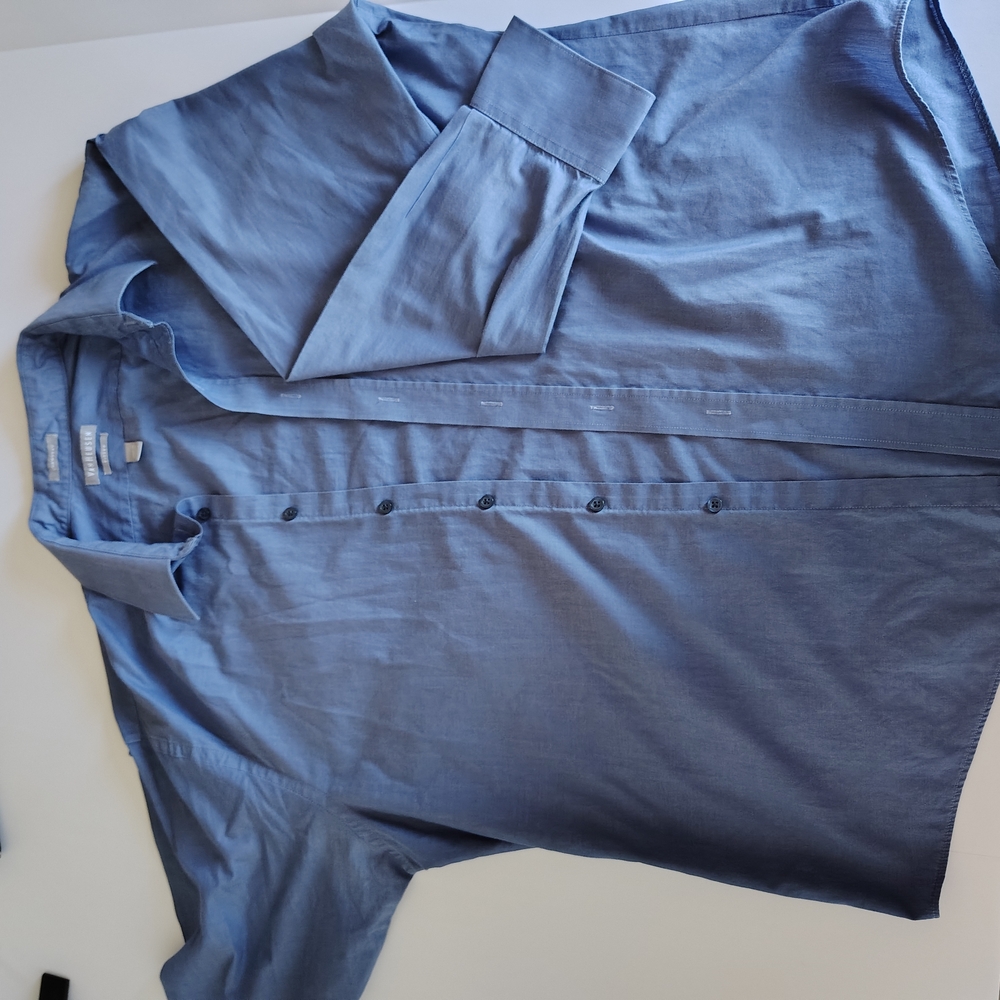 Van Heusen Blue Casual Button Down Shirt